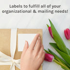 Premium Label Supply White Sticker FBA Labels – 4" x 3.33" – Laser/Inkjet Compatible – (6 per Sheet), 25 Sheets - 150 Total Adhesive Labels