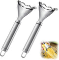 2 Pcs Corn Peeler, Corn Stripper Corn Cob Stripper Tool,Corn Stripper for Corn on the Cob Remover Tool，Corn Thresher with Ergonomic Handle，Kitchen Gadget