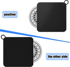 Yinkin 6 Pcs Drain Covers to Keep Bugs Out Silicone Shower Floor Tub Stoppers Bathtub Drain Stoppers Sewer Anti-Odor Mats Deodorizing Plugs for Bathroom(6 x 6 Inch,Square,Black)