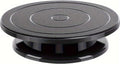 11 Inch Rotating Cake Turntable, Cake Stand Smoothly Revolving Cake Spinner Stand Cake Decorating Kit Display Stand Baking Tools Accessories Supplies for Cookies Cupcake (Black)