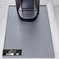 GORILLA GRIP Silicone Coffee Mat, 15x23, Espresso Drink Bar Station Accessories, Use Under Machine, Waterproof Heat Resistant Multi-Use Dish Drying Mats, Stays in Place, Kitchen Home Decor, Gray