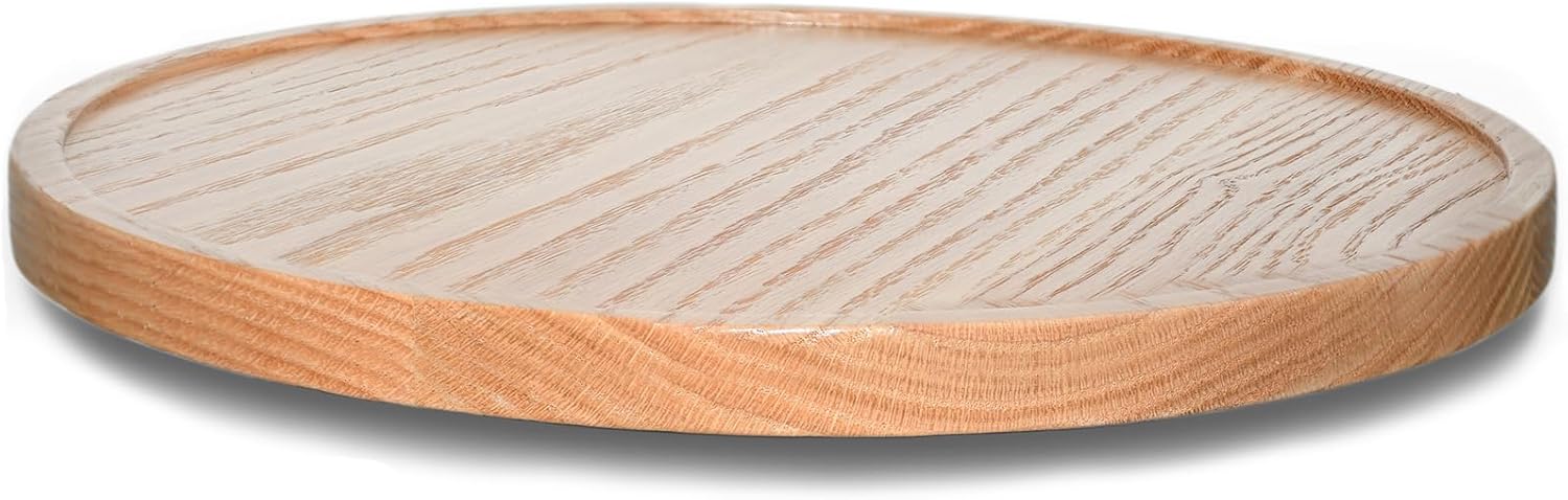 10" USA Oak Wood Lazy Susan Organizer Kitchen Turntable for Cabinet Pantry Table Organize