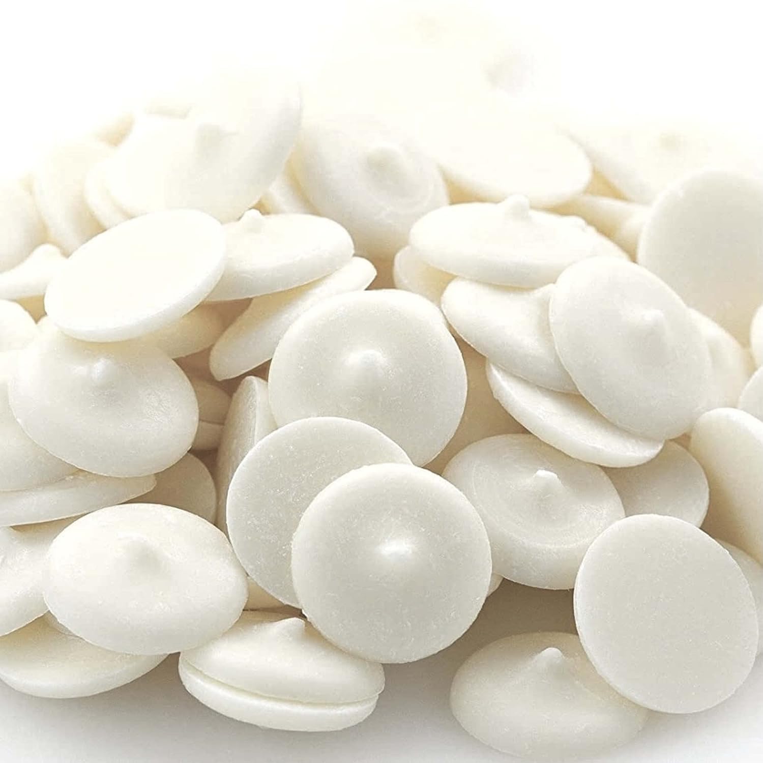 KIDU Chocolate Fountain Chocolate Melts, Melting For Cake Pops, Melting Wafers, Candy Melts Chips For Baking 3 Pound Resealable Bag (Super White New)