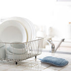 Microfiber Wholesale Sponge for Kitchen (6 Pack) - Suction Cup Hook Included, Reusable, Washable Dish Sponges with Scrubber, Refills, Scrubbing Side, Non-Scratching, Multi-Purpose, Scouring