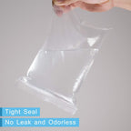 iMailer - 500 Count - 8" x 10" Zip Bags - Clear Reclosable Zip Plastic Poly Bags 2 Mil with Resealable Lock Seal Zipper for Art Prints, Brochure, Photoes, Handicraft Gift