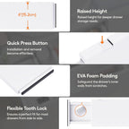 Lifewit 8 Pack Drawer Dividers Plastic 6" High, 13.5-22" Adjustable Drawer Organizers for Clothes, Expandable Dresser Separators in Bedroom/Bathroom/Kitchen/Fridge/Office Organization and Storage