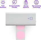 Rollo Circle Thermal Labels 2 Inch - Roll of 1,000 Round Sticker Labels - Multi-Purpose Direct Thermal Printer Stickers 2x2 (Pink)