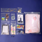 iMailer - 500 Pcs -4" x 9" Incense Bags-Resealable Zip Bags for Snack, Necklaces, Jewelry, Packaging & Shipping