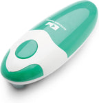 Kitchen Mama Auto Electric Can Opener: Safe, Easy with One Touch, Smooth Edge, Battery Operated, Cordless, Automatic Can Opener for Seniors with Arthritis, Hand Free Appliances, YES YOU CAN (Teal)