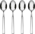 Oneida Easton Fine Flatware Teaspoons, Set of 4 , 18/10 Stainless Steel, Silverware Set, Dishwasher Safe