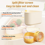 Suction Cup Sink Corner Rack, 2025 Upgraded Self-Cleaning Sink Strainer Basket, Removable Food Waste Catcher with Drain Hole, Say Goodbye to Gross Food Scraps and Smelly Sinks (Mixed)