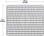 NICE DAY Sink Mat, Sink Protectors for Kitchen Sink By Better Housewares Wok Stand Strong Adsorption And Skid Resistance PVC Free Silicone Sink Mat 16" x 13", Large