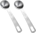 10ML / 2/3TBSP Measuring Spoons, 2 Pcs Stainless Steel Tablespoon, Small Metal Teaspoons for Measuring Dry and Liquid Ingredients