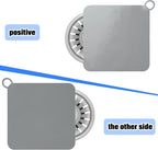 Yinkin 6 Pcs Drain Covers to Keep Bugs Out Silicone Shower Floor Tub Stoppers Bathtub Drain Stoppers Sewer Anti-Odor Mats Deodorizing Plugs for Bathroom(6 x 6 Inch,Square,White, Grey and Black)