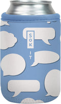 Sok It CanSok Sleeve for Beer & Soda Insulated Neoprene Cover (Big Ideas, 12oz Can Sleeve)