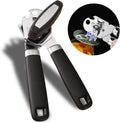 Can Opener Manual Heavy Duty,Can Opener Stainless Steel With Magnet,Have Smooth Edges,Durable Sharp Blade,Effort-Saving Big Knob And Anti Slip Handle,Manual Bottles Opener For Seniors