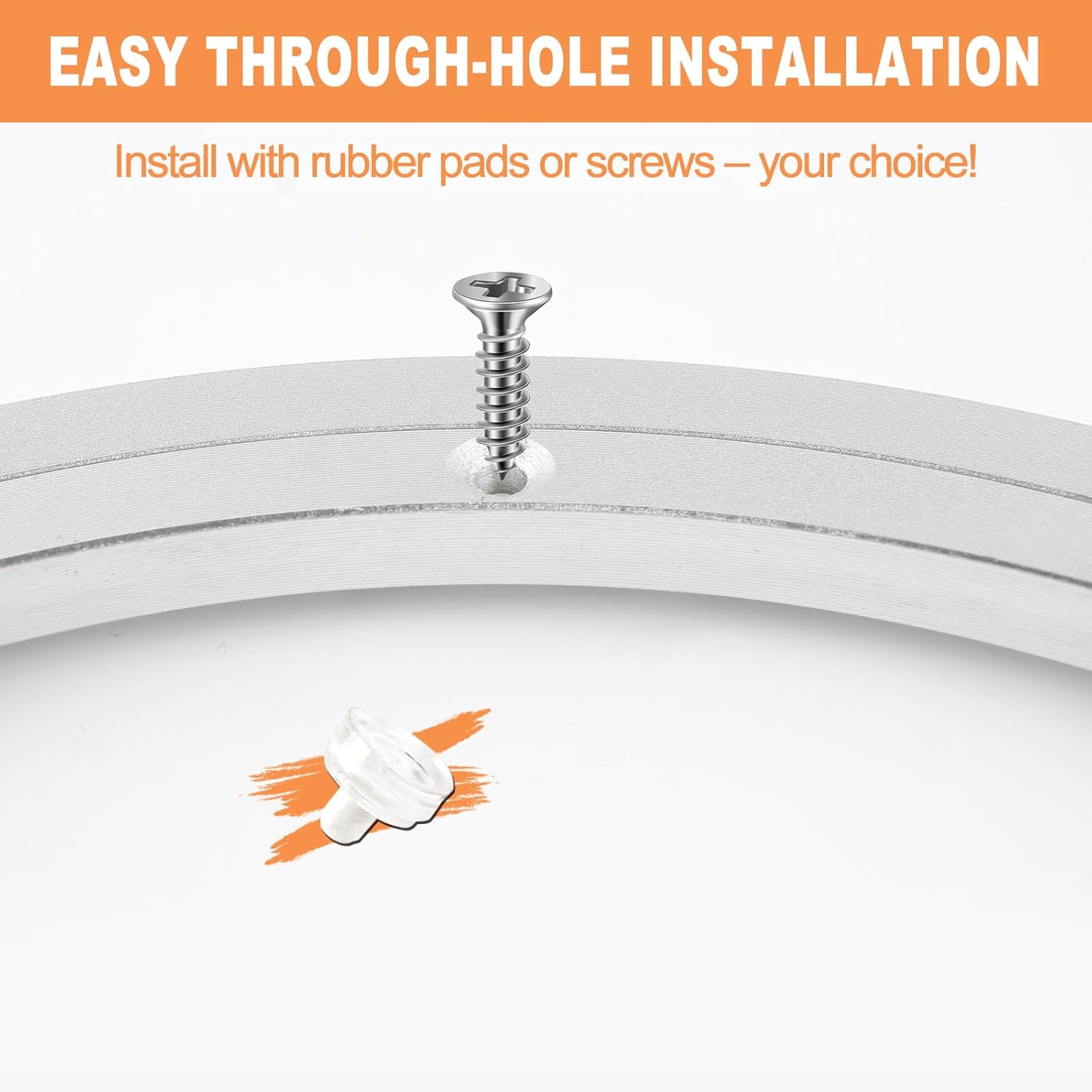 TamBee 10 Inch Lazy Susan Bearing Base - 150lb Capacity Aluminum Heavy Duty Lazy Susan Turntable Mechanism Kit for Smooth Rotation, Universal Hardware for DIY Furniture, Table (Base Only)