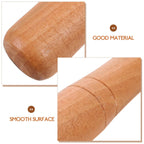 PRETYZOOM Pickle Sticks Food Grinding Stick Garlic Masher Garlic Crusher Bar Kitchen Gadget Handle Pestle Sauerkraut Pounder Bar Muddler Ceramics Tools Hand Tools Solid Wooden Grater