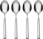Oneida 2267004C Easton Fine Flatware Dinner Spoons, Set Of 4, 7.3" L x 1.71" W