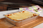 Aluminum Deep Foil Pans Full Size, Large Disposable Roasting & Baking Pan, 21"x13" (20 Pack) Extra Heavy Duty Chafing Trays for Hotels, Restaurants, Caterers, Steam Table, Buffets & Bakeware