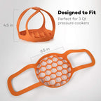 SiCheer Pressure Cooker Sling Silicone Bakeware Sling Compatible with Instant Pot 3 Qt, Compatible with Other Brand Multi-Function Cookers