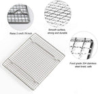 100% Stainless Steel Wire Cooling Rack Heavy Duty Roasting Rack for Baking Cooking Roasting Grilling By InBlossoms