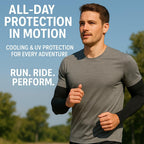 Arm Sleeves for Men Women Work 1 Pair UV Sun Protection UPF Long Sleeves Tattoo Cover Up Sleeves to Cover Arm Sleeves Cooling