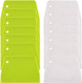 Plastic Bench Scraper & Chopper (14Pcs), Multi-Purpose Dough Scraper Bench Scraper, Flexible Bowl Scraper, Sharp Edge & Angles, Dough Cutter, Kitchen Utensil for Bread, Pizza, and Flat Top Griddles