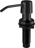 Soap Dispenser - 4” Spout and 16oz Capacity Bottle - Built in Sink Soap Dispenser for Kitchen Sink - Oil Rubbed Bronze Countertop Soap Dispenser Pump with 47" Extension