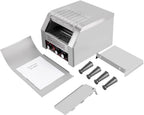 Commercial Conveyor Toaster 300 Slices/Hour Stainless Steel Conveyor Toaster 2200W Electric Toasters Oven Heavy Duty Countertop Restaurant Toaster for Cafes Bun Bagel Bread