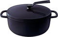 Vermicular Oven Pot 2.0 | Lightweight Enameled Cast Iron Pot | 22cm (3.7 Qt) | Non-Toxic | Induction-compatible | Dutch Oven | Made in Japan | Deep Ocean Blue