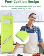 Vegetable Chip Maker, Portable Handheld Potato Slicer, Stainless Steel Food Chopper Mandoline Slicer Vegetable Carrots Chipper