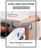 Joyhalo 6 Pack Pot Holders for Kitchen,Cotton Oven Holder with Great Heat Resistance,Non Slip Hot Pads for Kitchen Clearance,Dark Grey