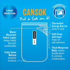 Sok It CanSok Sleeve for Beer & Soda Insulated Neoprene Cover (Self Love, 12oz Slim Can Sleeve)