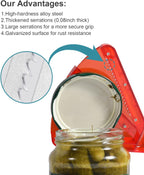 Jar Opener for Weak Hands, Multifunction Jar Opener Gripper, Bottle Openers for Seniors, Kitchen Gadgets, Non-Slip Jar Openers for Seniors, Arthritis, Lid Opener, Christmas Gifts for Elderly/Women/Men