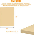 Extra Large Pizza Stone 24 Inch, Rectangular Pizza Grilling/Baking Stone 24" x 18",Does Not Fit 30” Compact Ovens,For 48” Wall Ovens