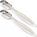 2PCS 2/3Tablespoon (2tsp, 10ml) Single Measuring Spoon, Individual Stainless Steel Long Handle Measure Teaspoon Only