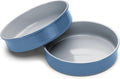Caraway Non-Stick Ceramic 9” Circle Pans - Naturally Slick Ceramic Coating - Non-Toxic, PTFE & PFOA Free - Perfect for Birthday Cakes, Tartes, & More - Slate