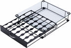 Rice rat Coffee Pod Holder for Keurig Pods Glass Top Drawer,K cup Holder Capsule Display Storage compatibility 42 k-cup(Black)