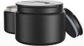 14.5oz Soup Thermo for Hot Food Kids Vacuum Insulated Food Jar Twist-Free Soup Thermo for Hot Food Kids Leakproof Stainless Steel Wide Mouth Lunch Container (Black)