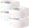 4 Rolls 2000 Pieces Removable Food Labels, 1 x 2 Inch Date Stickers for Freezer, Refrigerator Food Containers - Easy to Write On