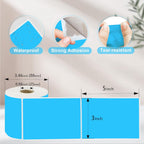 3 x 5 inch Home Moving Box Labels for Storage Bins 300pcs Colored Blank Label Sticker for Shipping Thermal Printer Color Coding Rectangle Moving Labels for Packing Boxes Sky Blue