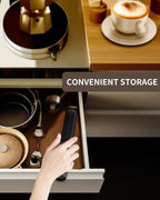 CIRCLE JOY Rechargeable Milk Frother Hanheld, Dual Spring Whisk Electric Coffee Frother, Portable Hand Frother Wand Drink Mixer for Matcha Lattes Cappuccino, Kitchen Gifts, Black