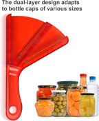Jar Opener for Weak Hands, Multifunction Jar Opener Gripper, Bottle Openers for Seniors, Kitchen Gadgets, Non-Slip Jar Openers for Seniors, Arthritis, Lid Opener, Christmas Gifts for Elderly/Women/Men
