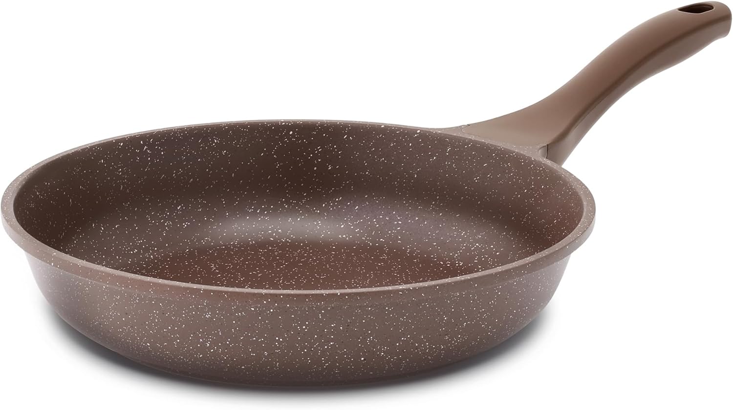 SENSARTE Nonstick Frying Pan Skillet, Non Stick Omelette Pan, Healthy Stone Cookware Chef's Pan PFOA Free, Toffee Brown (9.5 Inch)