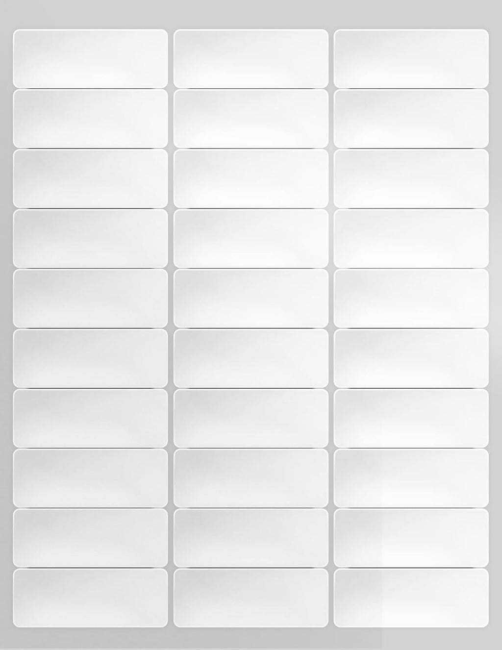 enKo 1 x 2-5/8 Inch 30 Up Return Mailing Address Labels White Printable FBA Labels (900 Sheets, 27,000 Labels)