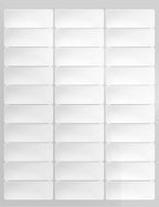enKo 1 x 2-5/8 Inch 30 Up Return Mailing Address Labels White Printable FBA Labels (900 Sheets, 27,000 Labels)