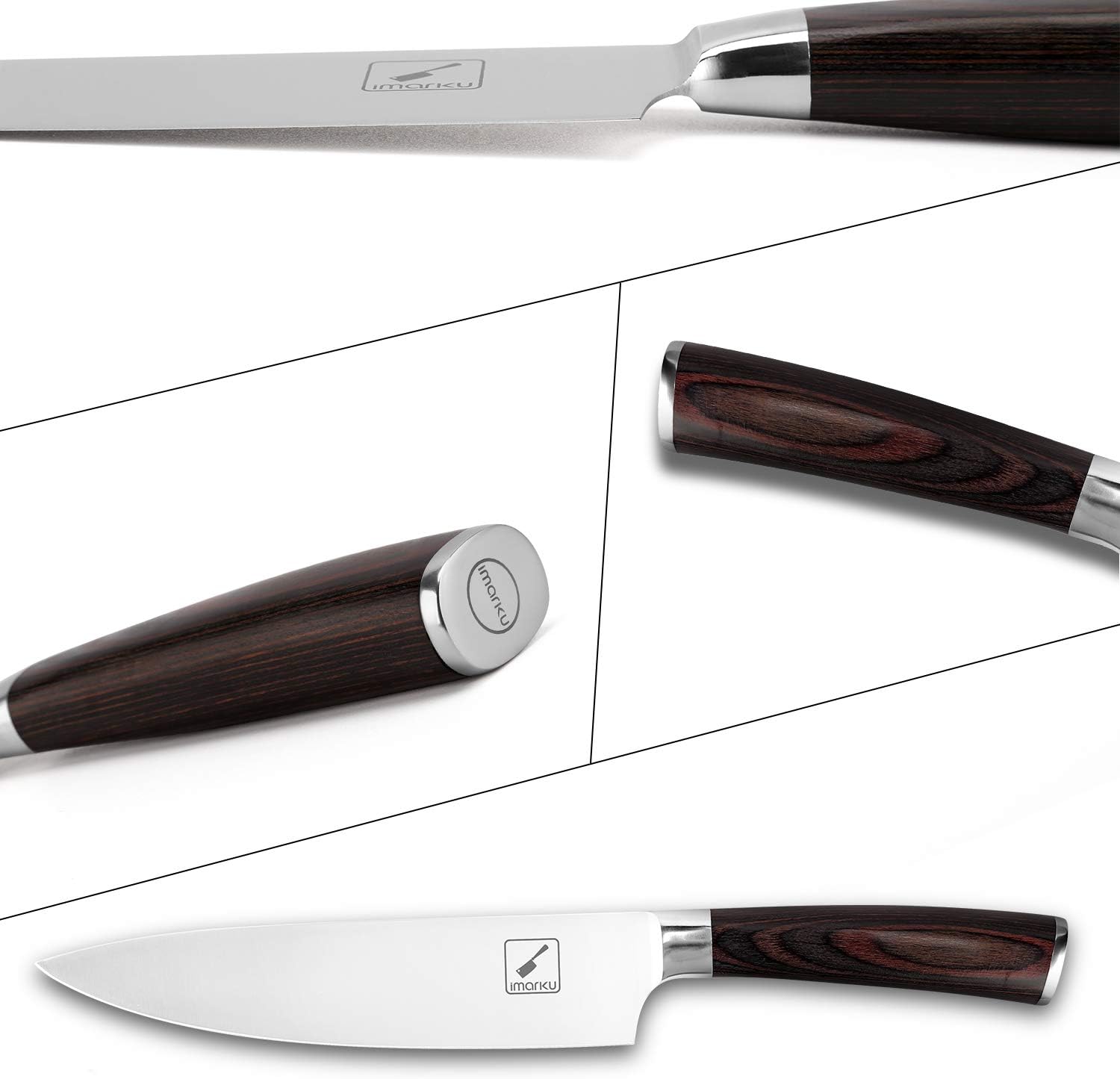 imarku Chef Knife - 8 Inch Home Essentials Sharp Kitchen knife HC Steel Japanese Knife Paring knife, Birthday Gifts for Women/Men, Gifts for Mom/Dad, Kitchen Gadgets with Premium Gift Box