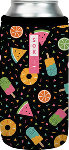Sok It CanSok Sleeve for Beer & Soda Insulated Neoprene Cover (Summer Sweets, 16oz Can Sleeve)