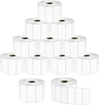 9527 Product 2" x 1" Sticker Labels, 12,000 Direct Thermal Labels, 12 Rolls